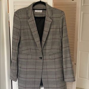 Calvin Klein patterned blazer